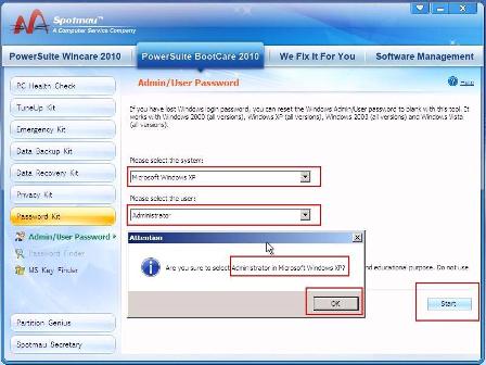 powersuite 2010 password recovery
