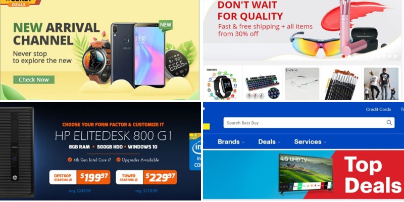 online shopping sites for electronics