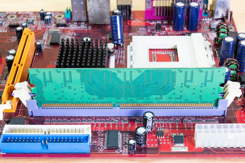 motherboard with RAM