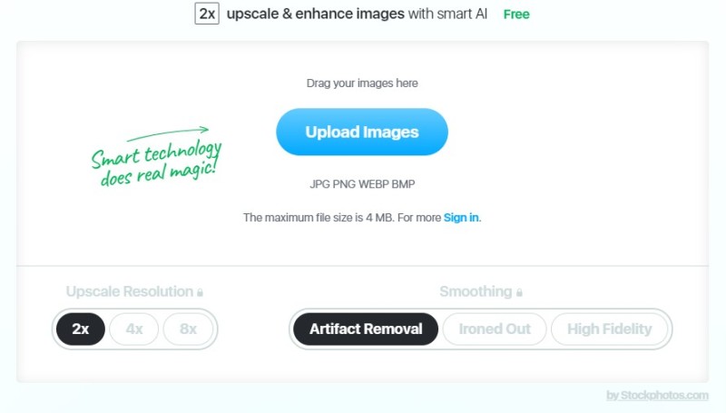 image upscaler by stockphotos