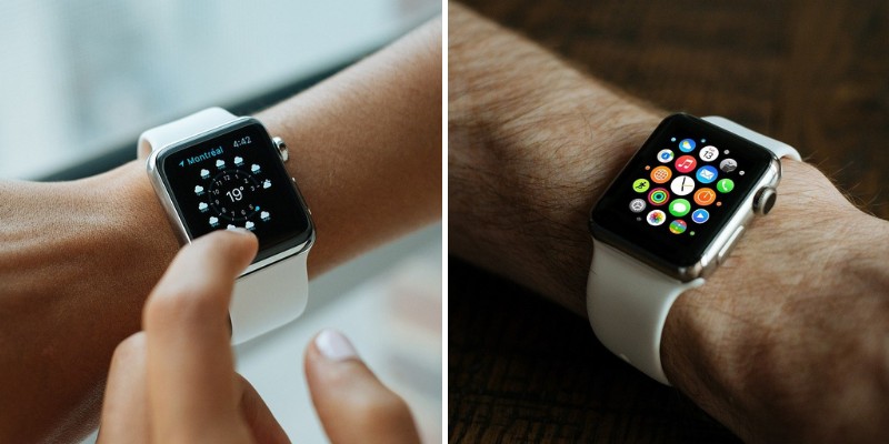 apple watch on the hand