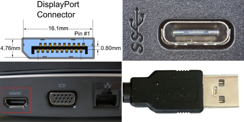 various types of computer ports